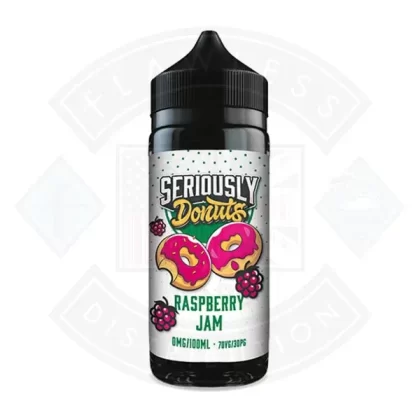 Doozy Vape Seriously Donuts Raspberry Jam 0mg 100ml Shortfill - Ecigdepot