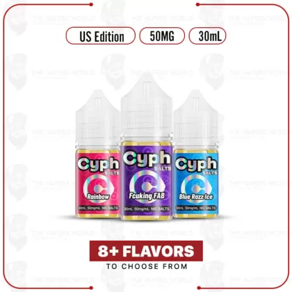 Cyph Salts 30ml Salt E-Juice - Thevapersworld