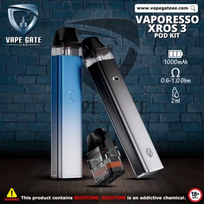 VAPORESSO XROS 3 1000mAh POD SYSTEM - Sky Blue
