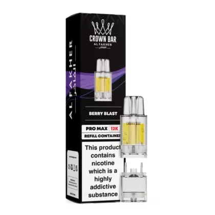 Al Fakher Crown Bar Pro Max 12K Prefilled Pod Berry Blast