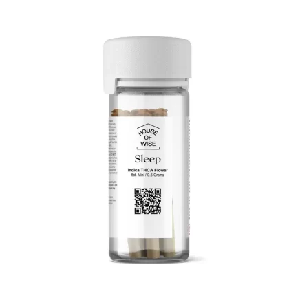 House of Wise Sleep – Indica THCa Pre Rolls