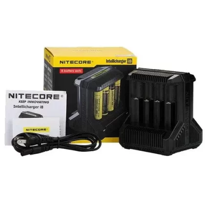 Nitecore i8 eight Channel Battery Charger - Eliquidsupply