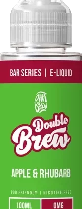 Ohm Brew Double Brew Bar Series ShortfillsApple & Rhubarb