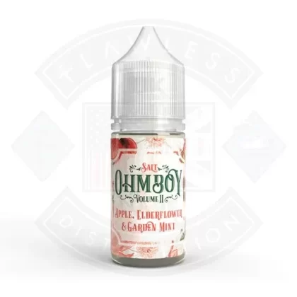 Ohm Boy – Volume II – Apple, Elderflower & Garden Mint 10ml Salt - Strength#10mg