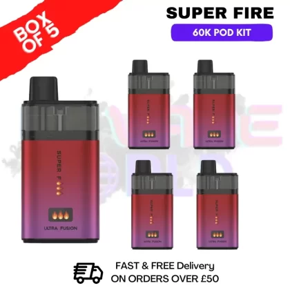 Summer Edition SuperFire 60K Ultra Fusion Box Of 5