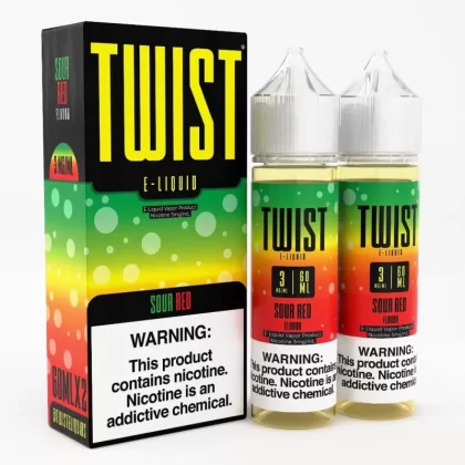 Twist e-Liquids Sweet & Sour eJuice | 120mL (2x60mL) - Vape Product, Vape Product; Twist eLiquids