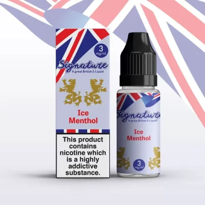 Ice Menthol 10ml Eliquid by Signature