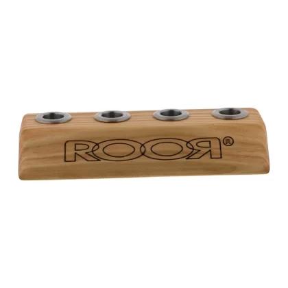 RooR® | Wooden Bowl Holder | 19mm – 4 Hole – Light Wood