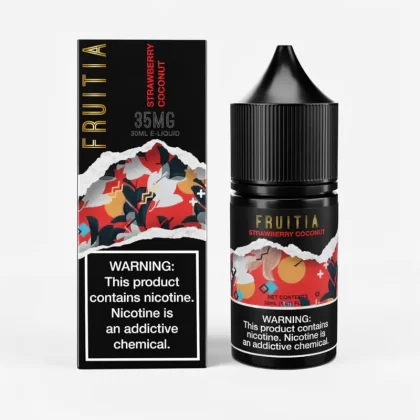 Strawberry Coconut SALT – Fruitia – 30mL Salt Nicotine 50/50