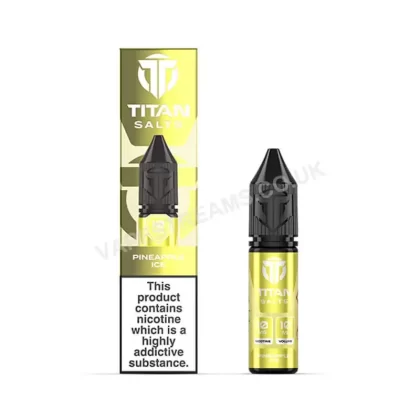 Titan Pineapple Ice Nic Salt E-Liquid - Vapestreams Co