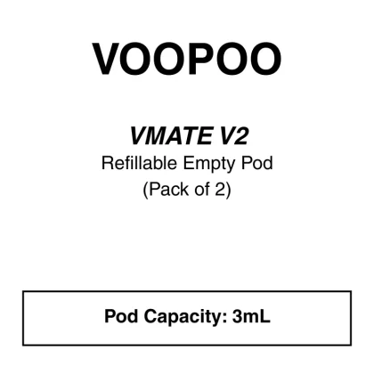 Voopoo V Mate Cartridge V2 - Vape Product, 0.4Ω (Top Fill)