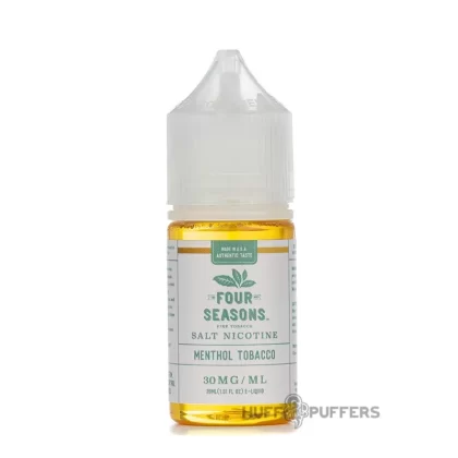 Four Seasons Salt – Menthol Tobacco 30mL - Nicotine Strength#30mg>50mg