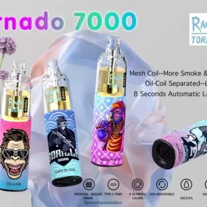 Fumot Tornado Pluma vaporizador desechable 7000 – 14 ml (1 pieza) estallido del hielo H0XPTX79 Fumot Flavors - Fumotvapemexico