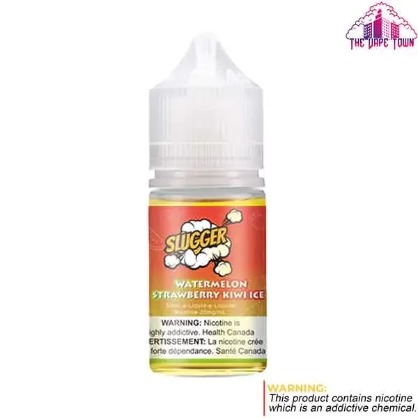 Slugger Watermelon Strawberry Kiwi Ice Nic Salt – 30ml