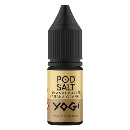 Pod Salt Yogi Peanut Butter Banana Granola Nic Salt Vape Juice