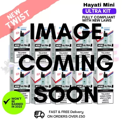 Strawberry Raspberry Ice Hayati Mini Ultra 1500 Box Of 10