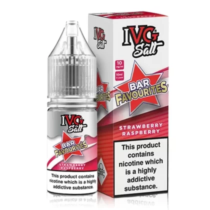 Strawberry Raspberry By I VG Bar Favourites 10ml - Nicotine Strength#20mg (Salt)>10mg (Salt)