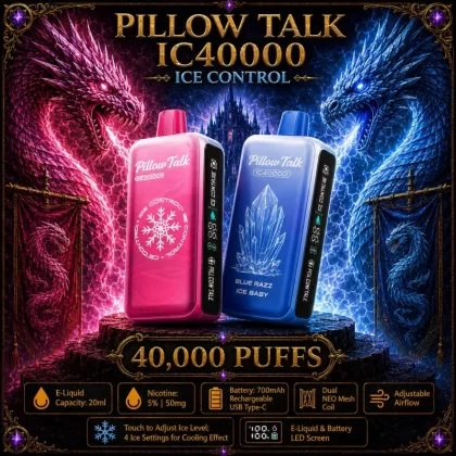 Pillow Talk IC40000 Ice Control - Strawberry Banana - Vapeciga
