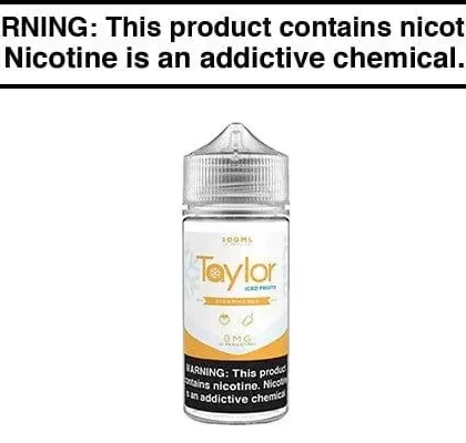 STRAWMANGO ICED BY TAYLOR FLAVORS 100ML - Vape Product, Vape Product