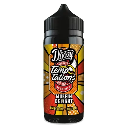 Doozy Temptations 100ml E-Liquid Shortfill Muffin Delight