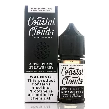 Apple Peach Strawberry Salt – Coastal Clouds E-Juice