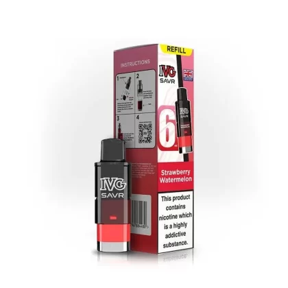 IVG Savr 3000 Strawberry Watermelon Prefilled Vape Pod + Refill