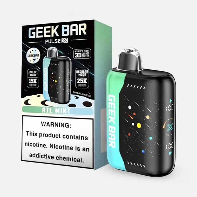 Geek Bar Pulse X 25K Disposable Vape with 3D Curved Display