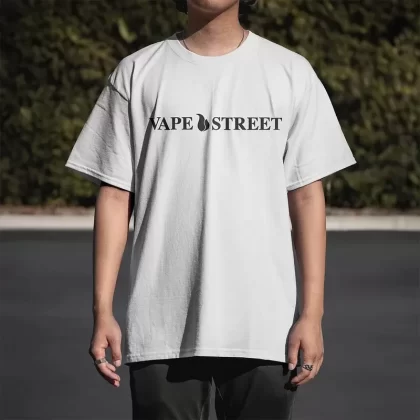 Vape Street White Black VSOP T-Shirt