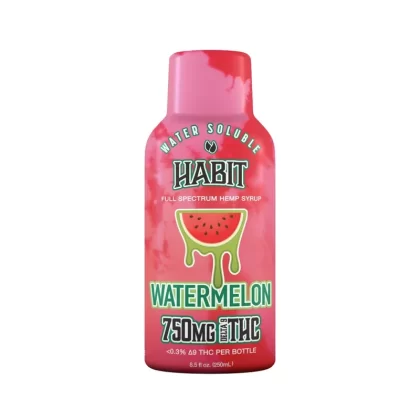 Habit Delta 9 Watermelon Syrup – 750mg - Title#1 Pack>2 Pack (10% off)>3 Pack (10% off)
