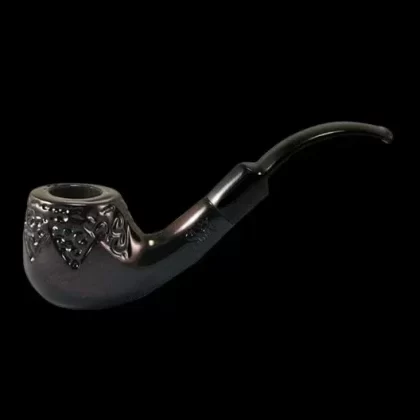 Tobacco Pipe – Engraved Rosewood - Vape Store