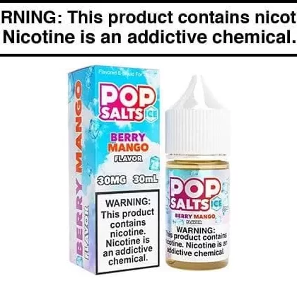 BERRY MANGO ICE BY POP SALTS 30ML - Vapejuice