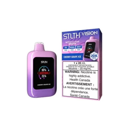 Stlth Vision Disposable Vape – 20K Puffs – Cherry Grape Ice