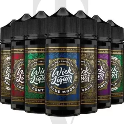 WICK LIQUOR 100ML SHORTFILL E-LIQUID