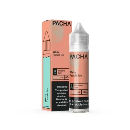 Pacha E-Liquid – White Peach Ice – 60ml