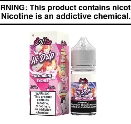 NECTARINE LYCHEE BY HI-DRIP SALTS 30ML - Vapejuice