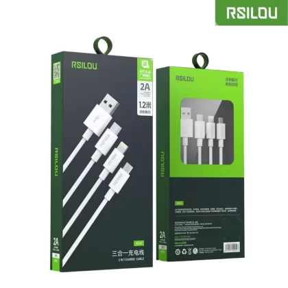 USB 3-in-1 Charging Cable – Lightning, USB-C, Micro USB