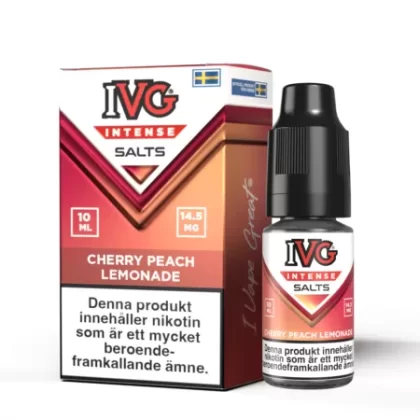 IVG Intense Salts – Cherry Peach Lemonade 14,5mg 10ml - E Ciggbolaget Se