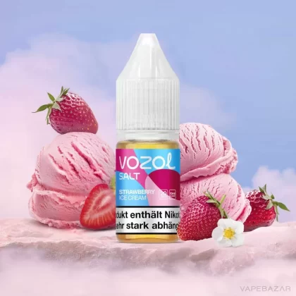 Vozol Liquid – Strawberry Ice Cream - Vapebazar
