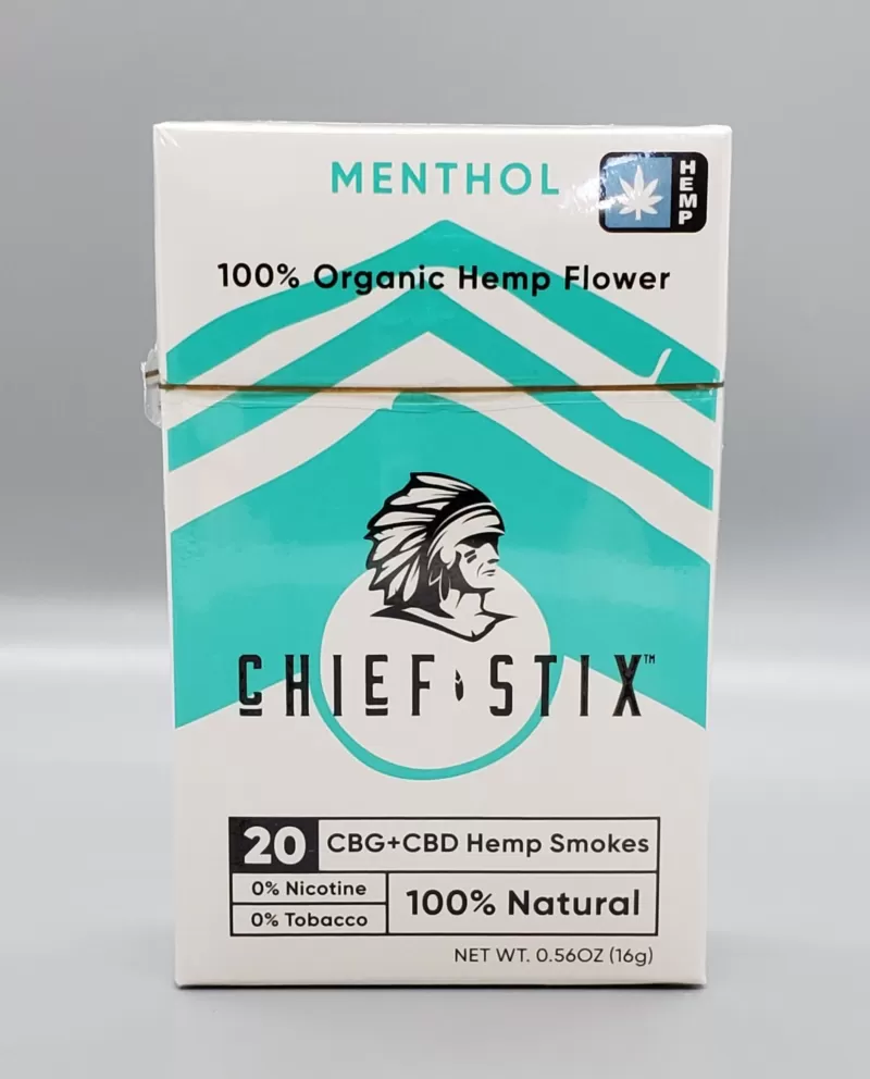 Chief Stix 20ct Hemp Smokes - Menthol, Regular (ACF7FE)