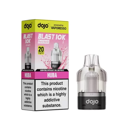 Vaporesso DOJO Blast Pod & Refill For 10K or 30K Device – Huba - 20mg