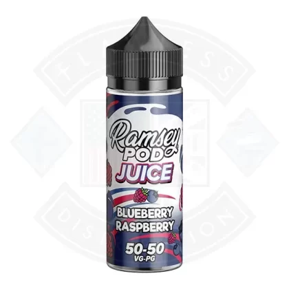 Ramsey Pod Juice Blueberry Raspberry 0mg 100ml Shortfill