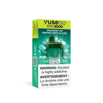 Spearmint Ice by Vuse Go Edition 8000 (15mL, 8000 Puff) – Disposable Vape [ON]