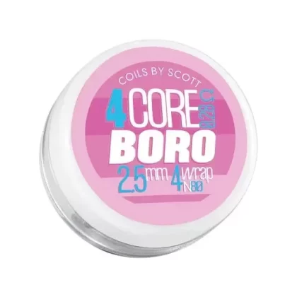 Coils By Scott 4 Core Boro Alien Coils 0.28ohm - Vape Store