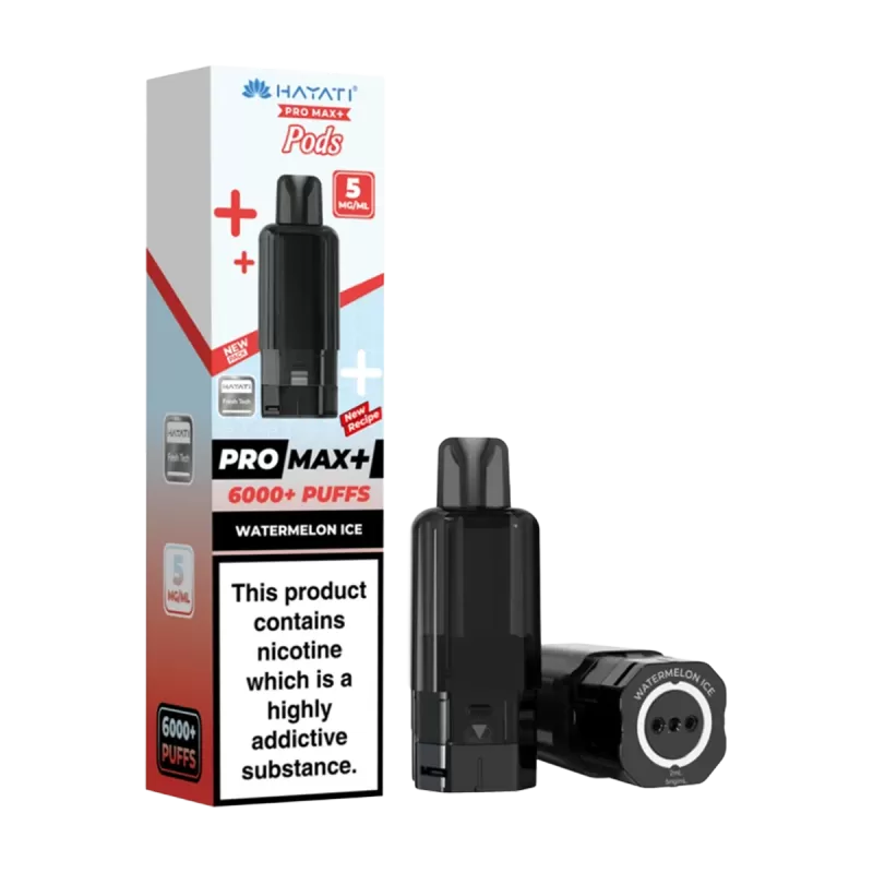 Watermelon Ice Hayati Pro Max+ Refill Pack - 5mg - Vape Product (D9810C) - Image 2