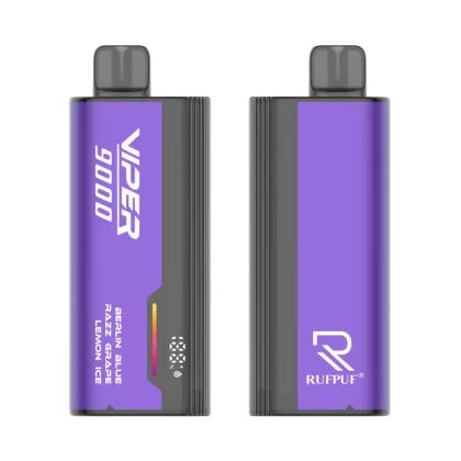 Rufpuf Viper Disposable – Berlin Blue Razz Grape Lemon Ice 50mg (9000Puffs) - Vapebar Pk