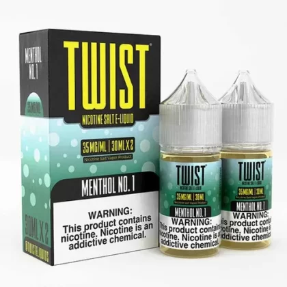 Twist E-Liquids Menthol No.1 60ml Salt E-Juice