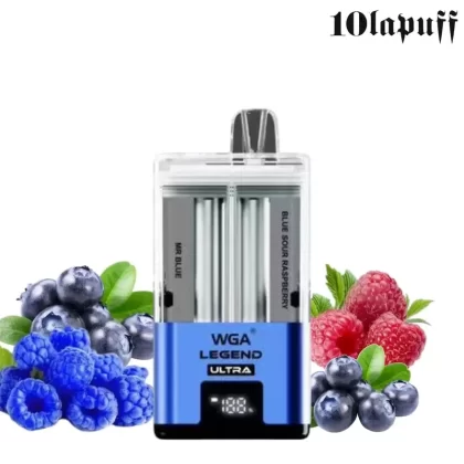 PUFF 30000 WGA LEGEND ULTRA Rechargeable Liquide – Mr Blue & Blue Sour Raspberry
