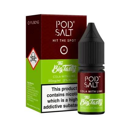 POD SALT COLA WITH LIME 10ML NIC SALT E-LIQUID