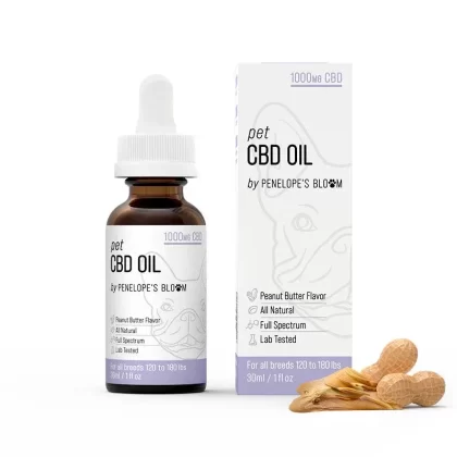 Peanut Butter Flavor CBD Oil For Dogs 250MG-1000MG