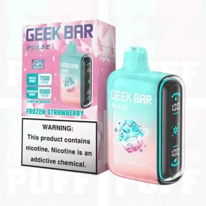 Strawberry – Frozen Edition: Geek Bar Pulse – 15K Puff Disposable Vape